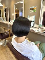 ヘアーメイクロージー 八軒店 (HAIR MAKE ROSY)&nbsp;ショートボブショートカットハイライトメッシュタッセルボブ