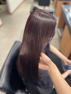 エミュ 伏見 国際センター(emu) 髪質改善カラー/暖色カラー/艶カラー/ラベンダーカラー