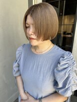 オリ(oli)&nbsp;フェイスレイヤーボブ×ミルクティーベージュ