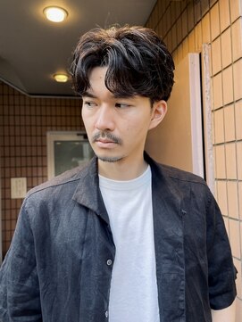 マイロ(mailo) 大人センターパート+フェザーパーマ