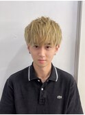 波巻きツイストスパイラルパーマ/フェザーパーマ/眉毛/メンズ