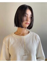 ホネン(honen)&nbsp;薬院【honen】ショートボブレイヤーパーマイルミナ髪質改善