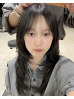 アクアオモテサンドウ(ACQUA omotesando)&nbsp;bロングレイヤーカットハッシュカットレイヤーパーマ