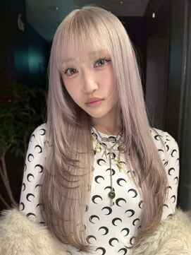 サンクマーケット 渋谷(cinq MARKET) 渋谷ブリーチカラーダブルカラーホワイトブロンドカラー金髪韓国