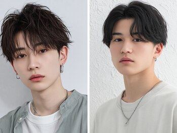 チェレ ロッソ 金剛店(Chere rosso)の写真/《メンズカット》men's似合わせカット/カラー/パーマ/眉カットで、清潔感と身だしなみを整え、モテヘアに!