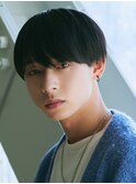 マッシュヘア/波巻きパーマ/men's/スパイラルパーマ/眉