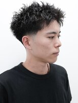 カーウォッシュバーバー(CARWASH BARBER) メンズカットアップバング刈り上げスパイキーショート0703