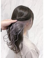 リー 京橋(Lee)&nbsp;【Lee京橋】副店長 小田 インナーカラー×ホワイトラベンダー