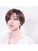 大人ナチュラルショートヘア