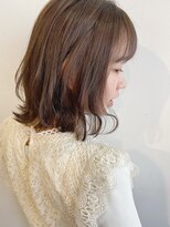 ツイギー 千舟店(TWiGGY)&nbsp;愛されフェミニンボブ×ベージュカラー