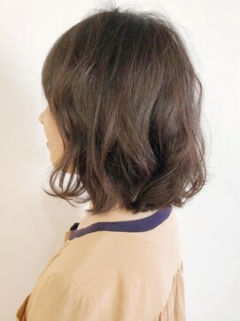 リコ(LIKO) 大人ウェーブボブ☆ランダム/デジタルパーマ/重めシルエット