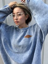 レトン 銀座(leton)&nbsp;ビタミンカラー/ワンレンボブ/くびれヘア/テラコッタ/オン眉