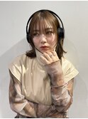 無造作外ハネスタイル