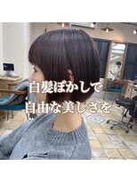 ジジ 代々木(Gigi)&nbsp;似合わせカット+【白髪ぼかし】ハイライト+白髪染め