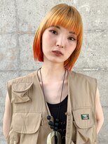 ロジェ(loje) 【loje】暖色ベージュと裾カラーオレンジstyle★