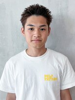 アイティー バイ アルバム 中野店(IT by ALBUM) 短髪ツーブロックグレージュカラーグレーベージュ_ba476271