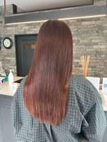 ディア(Dia) サラサラロング☆ほんのりパープルピンクカラー