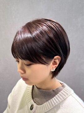 スイ(suiw) 耳かけショート×ココアブラウン【suiw】昭和町/天王寺/阿倍野