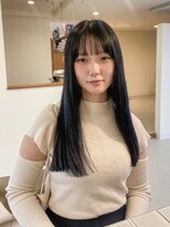 コルユニテ(col. unite)&nbsp;オフブラック/カラー/暗髪/ロング/ロングヘア/韓国スタイル