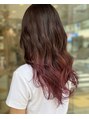 アッシュ 等々力店(Ash) ☆毛先のブリーチからのピンクカラー☆