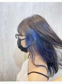 インナー×コバルトブルー