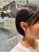 縮毛矯正/ストレート/癖毛/サラサラ/ショートヘア/10代/20代