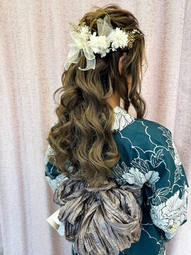 ヘアメイク マリア 福岡天神西通り(hair make MARIA) 浴衣×ハーフアップ