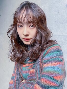 オーブヘアー モリー 都城2号店(AUBE HAIR molly) 20代・30代_大人可愛い_コテ巻き風パーマ