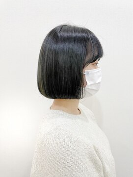 ニューライン 豪徳寺 山下(New-Line) 美肌カラー丸っと収まるミニボブ