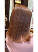 20代30代大人可愛いピレンジカラーミディアムヘアスタイル
