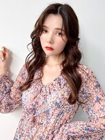 ミエルヘアーブラン(miel hair blanc)&nbsp;艶カール　イルミナカラー　ロング