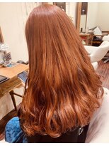 ヘアーズ トラスト(hair's TRUST)&nbsp;ロング、オレンジ