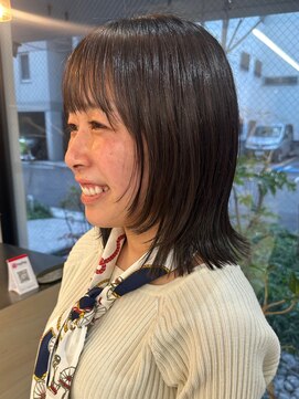 スミス 上野(smith) ボブウルフ/髪質改善/イルミナカラー