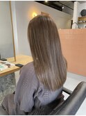 白髪ぼかしハイライト/大人ハイライト/グレージュ
