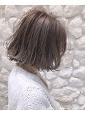 #ミニボブ＃パープルアッシュ＃アッシュ