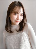似合わせカットデジタルパーマ前髪くせ毛風カール大人可愛い