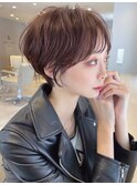 大人美人ショート×ラテグレージュ