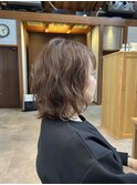 ボブ×ニュアンスパーマ
