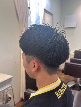 エクファ ヘア リゾート 大津 瀬田店(ex-fa hair resort) サーフカール/スパイキーショート/ブルーブラック/大津/瀬田