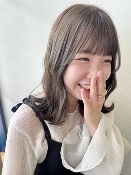 ネイビー グラ ヘアー ストーリー(NAVY gra HAIR STORY) 8lv透明感カラー