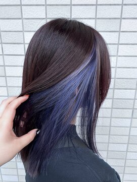 アルファ 我孫子店(alpha) インナーカラー/ケアブリーチ/ブルーブラック/アッシュ/我孫子