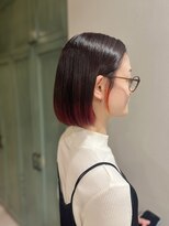 ヘアサロン ナノ(hair salon nano)&nbsp;デザインカラー×ミニボブ
