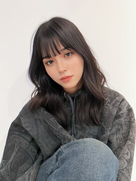 シーン(SCENE) [天神今泉/黒髪カタログ/クラゲヘアー/オリーブグレー]