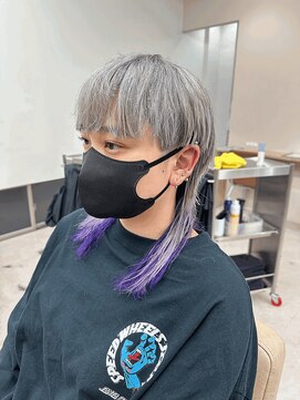 シルバーカラー/インナーバイオレット