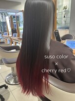 アース 若葉台店(EARTH)&nbsp;裾カラーで楽しむ若葉台ロングヘアのさりげない変化