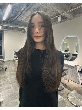 アフィナー 新宿(Afinar) ブリーチハイライト髪質改善ダブルカラーレイヤーカット/新宿