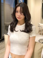 シティ オモテサンドウ(CITY omotesando)&nbsp;韓国風顔まわりレイヤー×くびれセミロング