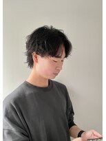 ハウス(HAUS.)&nbsp;刈り上げセンターパート/波巻きツイストスパイラル/横浜