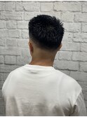 バーバースキンフェードメンズショートカット