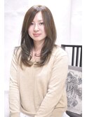 『SECIL鈴木悠』　赤味嫌い系女子のマットブラウン